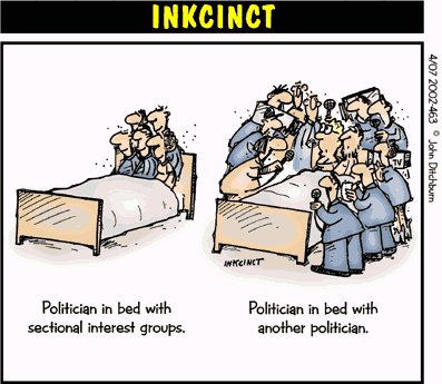 John Ditchburn on politicians' sleeping habits.